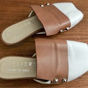 Atelier Leather Slides